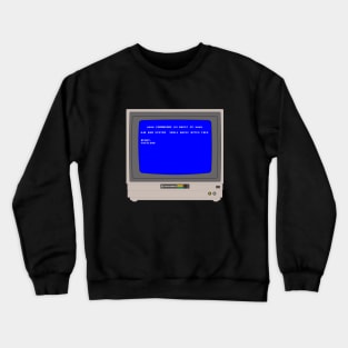 Commodore 64 Monitor Boot Crewneck Sweatshirt